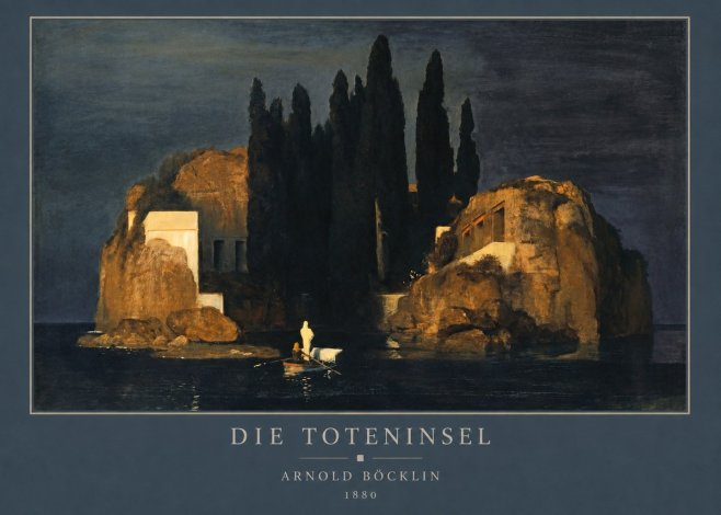 Arnold Böcklin Die Toteninsel VI No3 - Plakat
