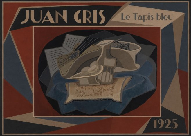 Juan Gris Le Tapis Bleu No1 - Plakat