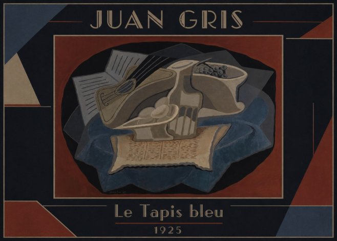 Juan Gris Le Tapis Bleu No2 - Plakat