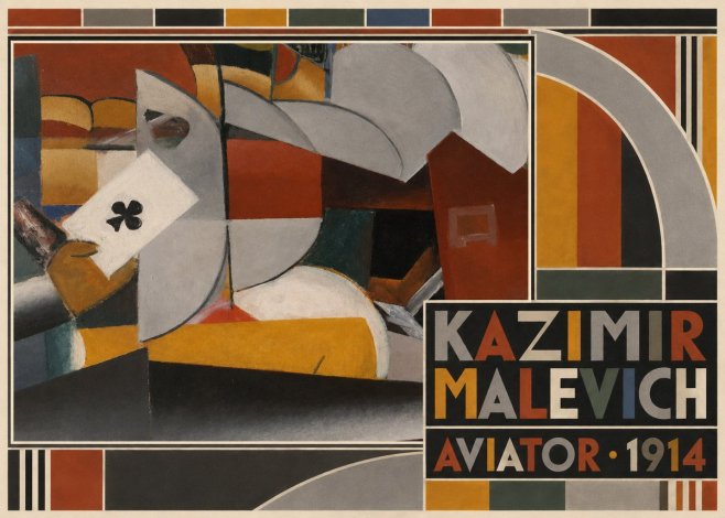 Kazimir Malevich Aviator No5 - Plakat