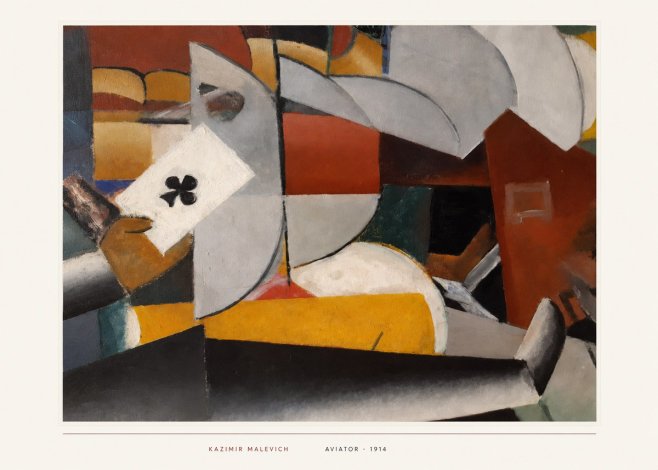 Kazimir Malevich Aviator No6 - Plakat