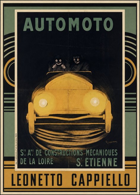 Leonetto Cappiello Automoto No3 - Plakat