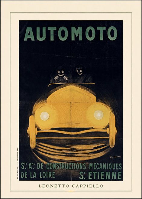 Leonetto Cappiello Automoto No4 - Plakat