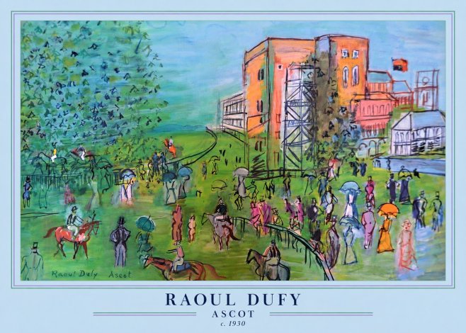 Raoul Dufy Ascot C. 1930 II No4 - Plakat