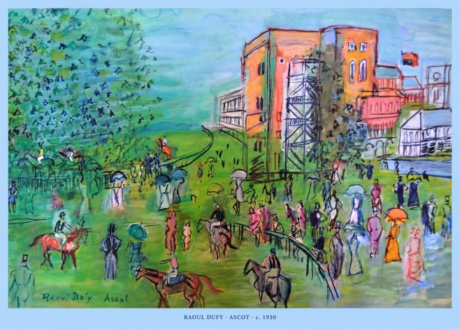 Raoul Dufy Ascot C. 1930 II No5 - Plakat
