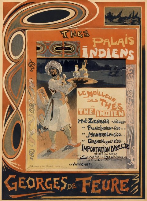Georges de Feure Palais Indiens No5 - Plakat