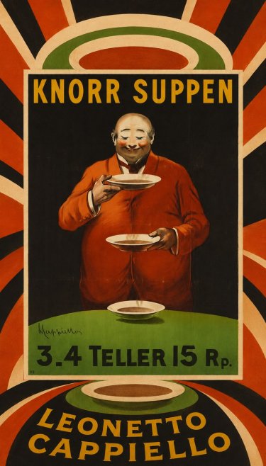 Leonetto Cappiello Knorr Suppen No4 - Plakat