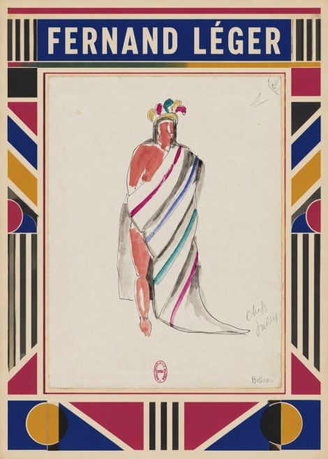 Fernand Léger Chefs Indiens No1 - Plakat