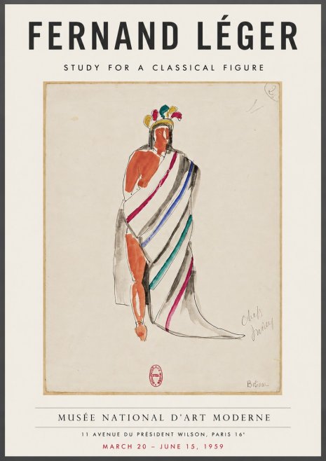 Fernand Léger Chefs Indiens No4 - Plakat