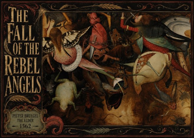 Pieter Bruegel The Fall of the Rebel Angels V No4 - Plakat