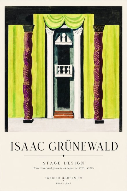 Isaac Grünewald Stage Set Design No2 - Plakat