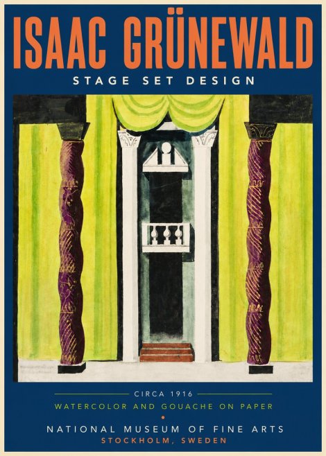 Isaac Grünewald Stage Set Design No5 - Plakat