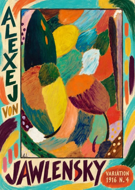 Alexej von Jawlensky Variation 1916 N.4 No6 - Plakat