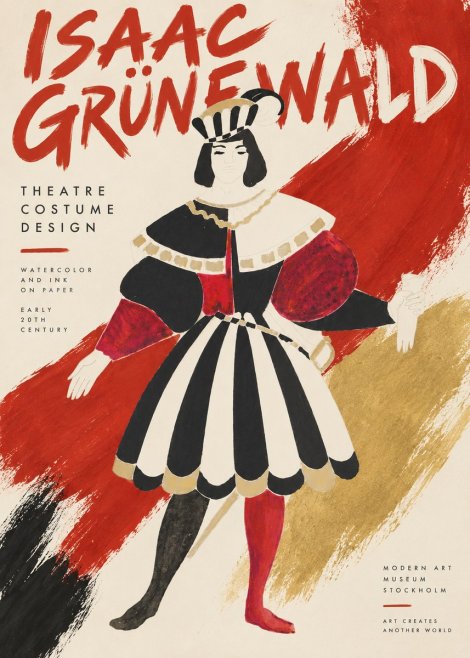 Isaac Grünewald Costume Design XI No3 - Plakat