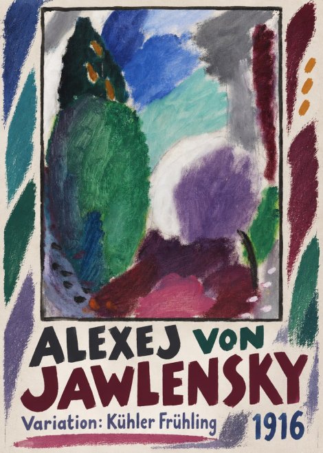 Alexej von Jawlensky Variation: Kühler Frühling No4 - Plakat