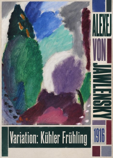 Alexej von Jawlensky Variation: Kühler Frühling No5 - Plakat