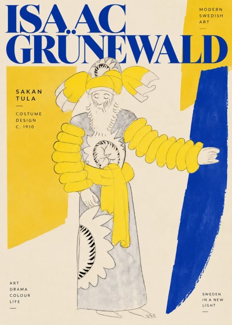 Isaac Grünewald Sakan Tula - Costume Design No2 - Plakat