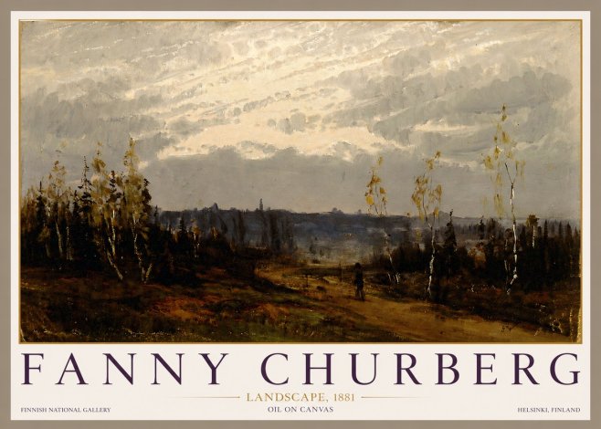 Fanny Churberg Landscape No3 - Plakat