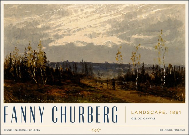 Fanny Churberg Landscape No5 - Plakat