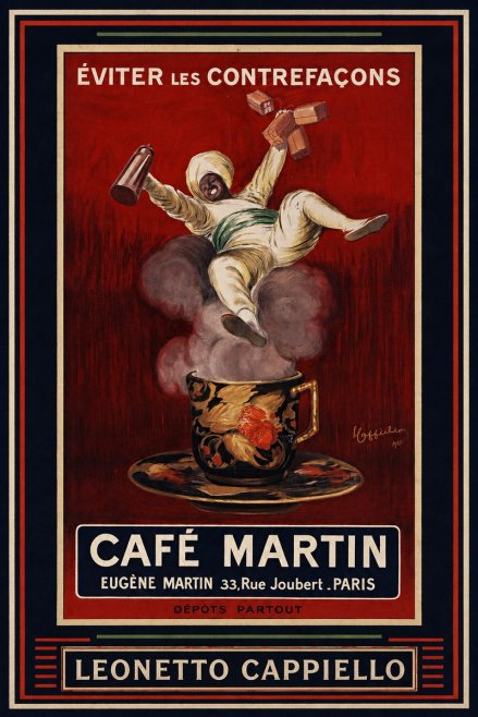 Leonetto Cappiello Café Martin No4 - Plakat