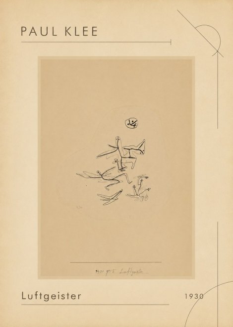 Paul Klee Luftgeister No1 - Plakat