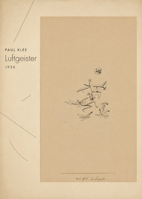 Paul Klee Luftgeister No2 - Plakat