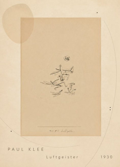 Paul Klee Luftgeister No5 - Plakat