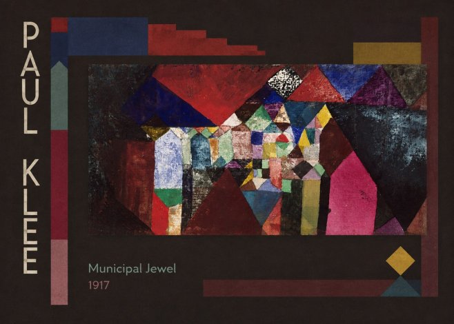 Paul Klee Municipal Jewel No3 - Plakat