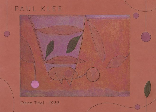 Paul Klee Ohne Titel II No4 - Plakat
