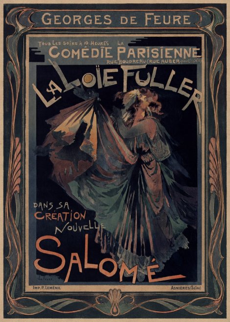 Georges de Feure La Loïe Fuller - Salomé III No1 - Plakat