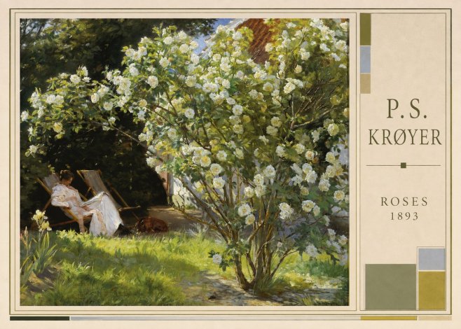 P.S. Krøyer Roses No3 - Plakat