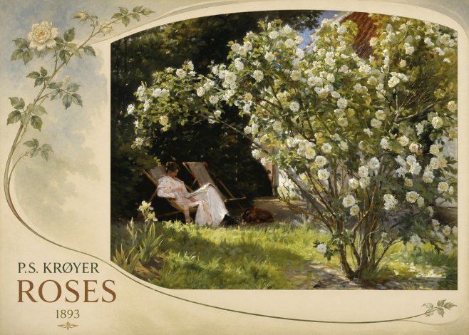 P.S. Krøyer Roses No4 - Plakat
