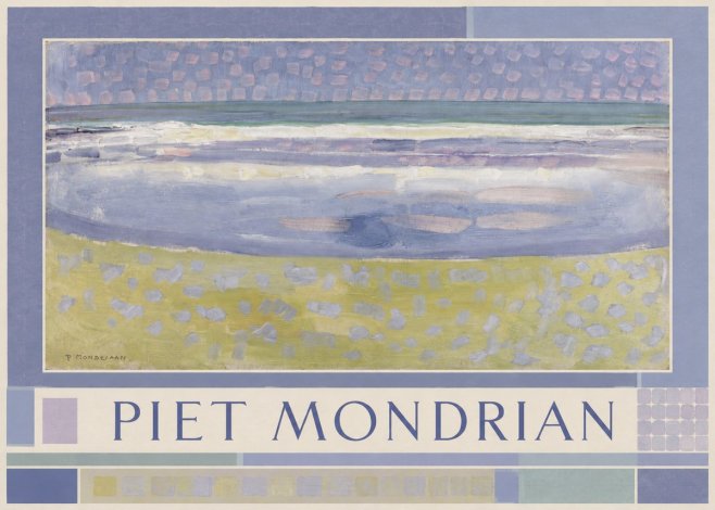 Piet Mondrian The Sea No1 - Plakat