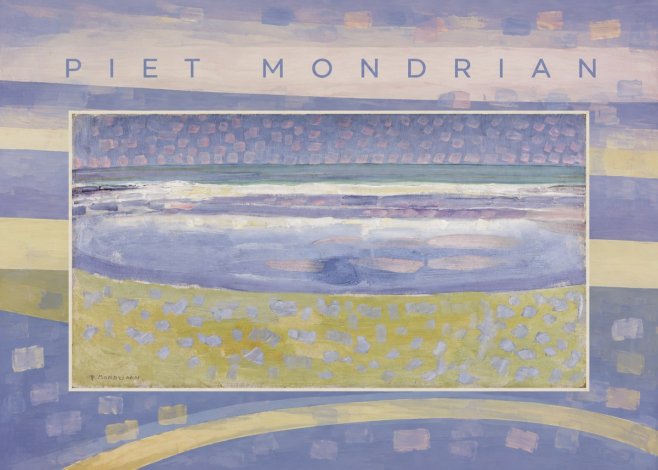 Piet Mondrian The Sea No5 - Plakat