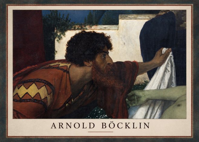 Arnold Böcklin Compianto Sul Cristo Morto No4 - Plakat