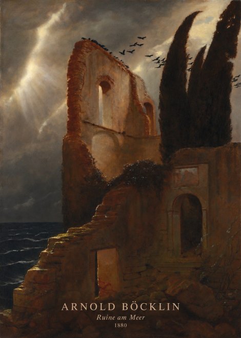 Arnold Böcklin Ruine Am Meer II No2 - Plakat