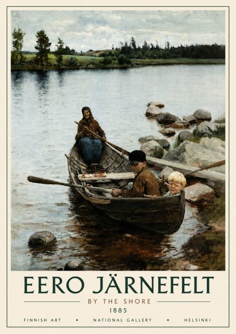 Eero Järnefelt By the Shore No6 - Plakat