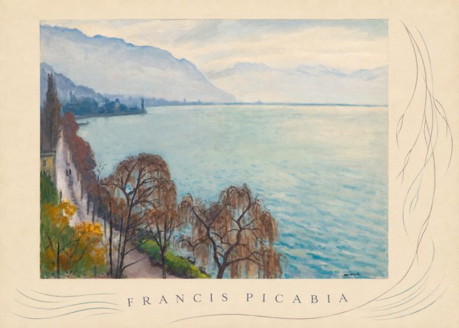 Francis Picabia Lac Léman No5 - Plakat