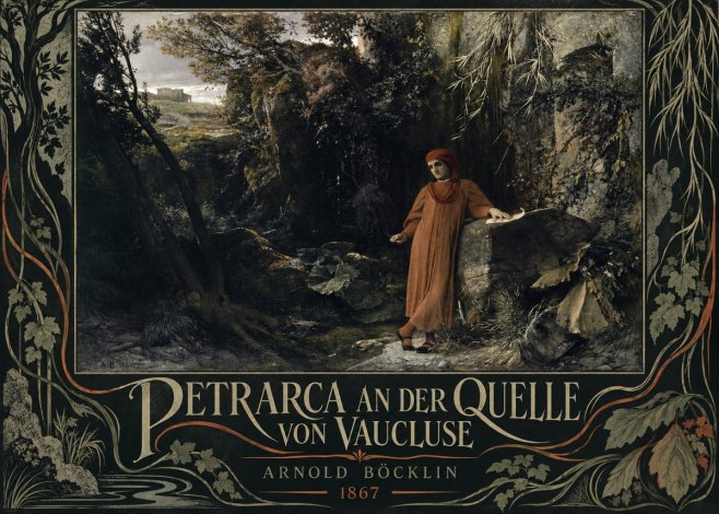 Arnold Böcklin Petrarca an Der Quelle Von Vaucluse No5 - Plakat