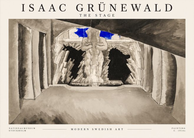 Isaac Grünewald The Stage No1 - Plakat