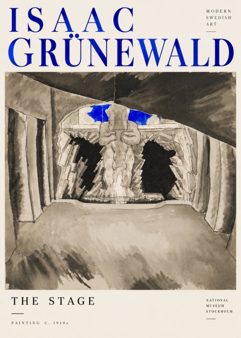 Isaac Grünewald The Stage No6 - Plakat