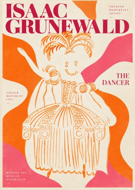 Isaac Grünewald The Dancer II No3 - Plakat
