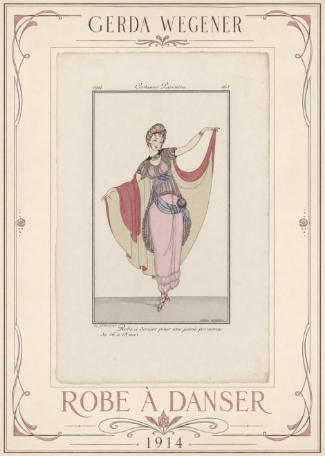 Gerda Wegener Robe À Danser No1 - Plakat