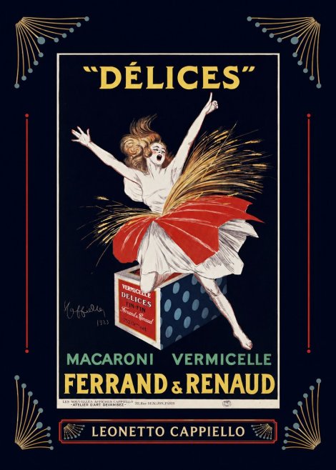 Leonetto Cappiello Délices II No6 - Plakat