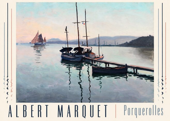 Albert Marquet Porquerolles No3 - Plakat