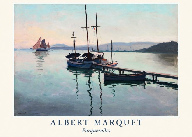 Albert Marquet Porquerolles No4 - Plakat