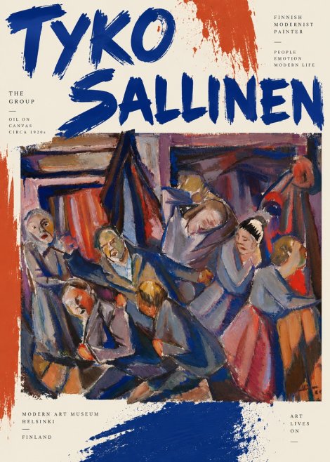 Tyko Sallinen The Group No3 - Plakat