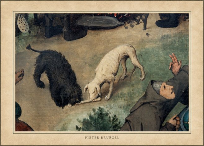 Pieter Bruegel The Beggars No4 - Plakat