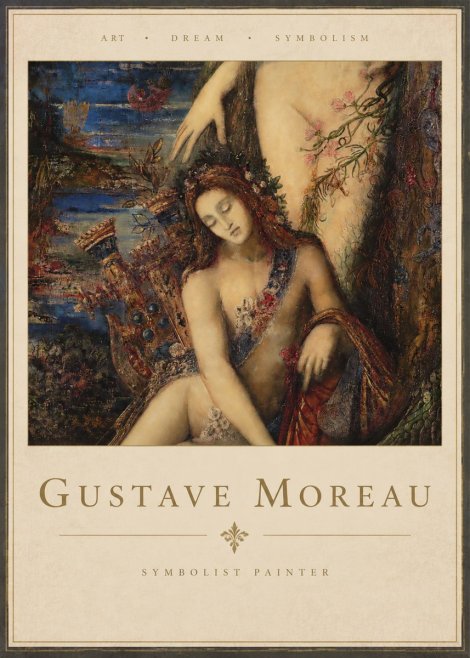 Gustave Moreau Symbolist Painting No3 - Plakat