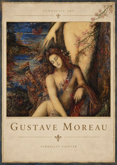 Gustave Moreau Symbolist Painting No4 - Plakat